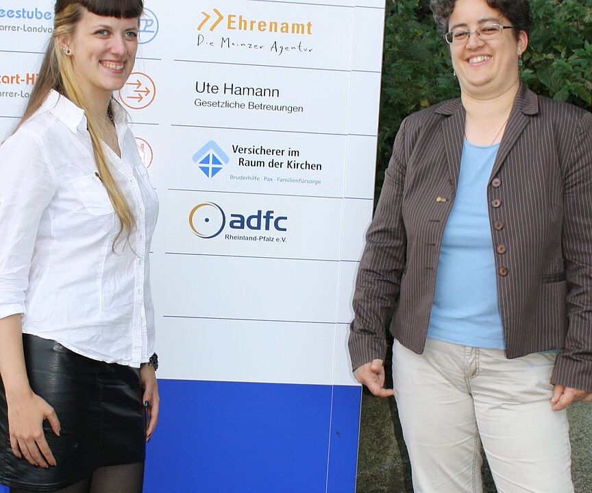 Christina Wassenberg und Sara Tsudome