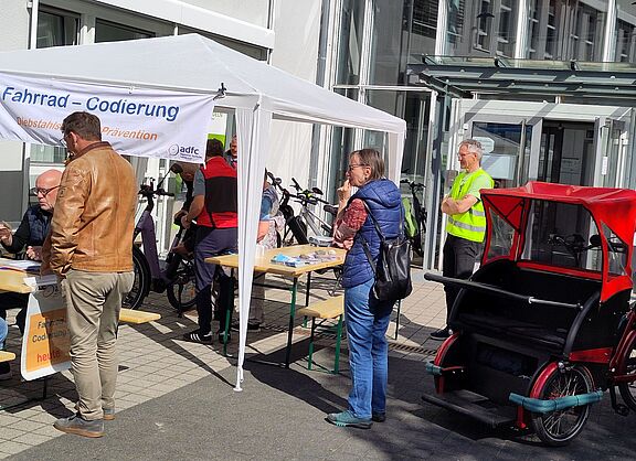 ADFC Rheinauen beim Aktionstag Rund ums Radeln
